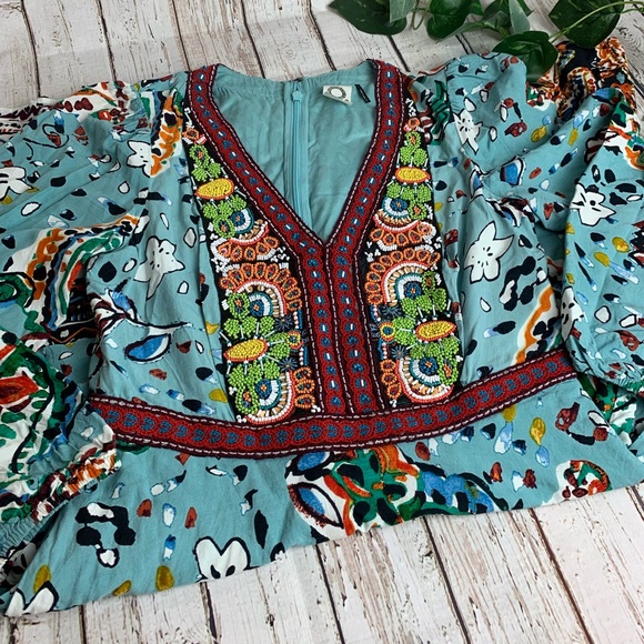 Anthropologie Akemi+Kin Beaded Karmina Dress - Picture 2 of 6